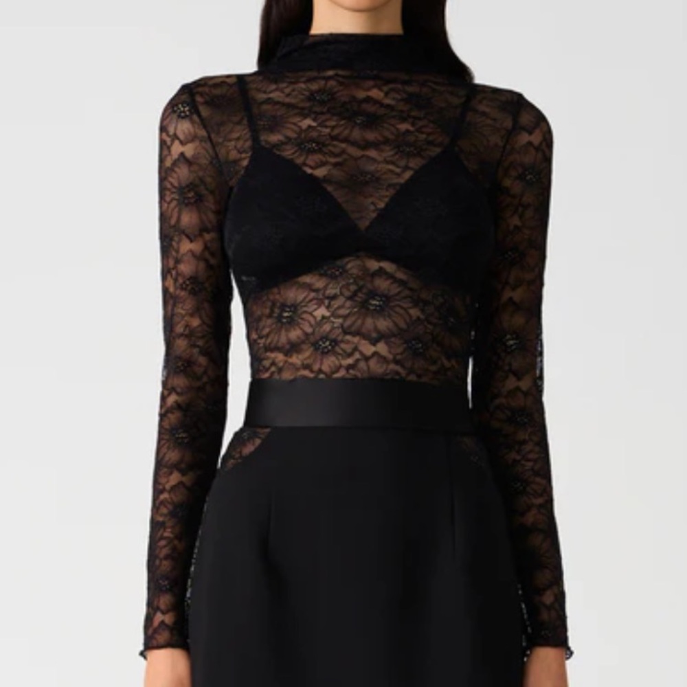 NWT MISHA Lucy Lace top